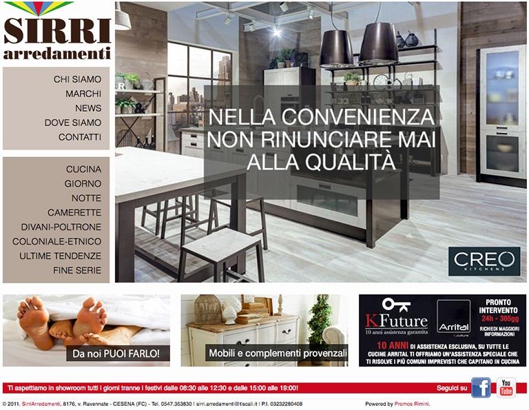 Sirri Arredamenti ha una nuova casa...sul web