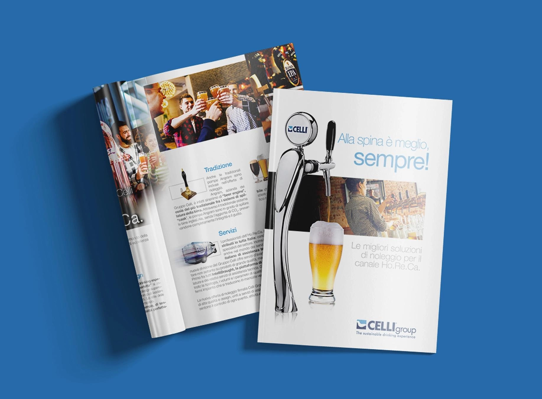 Close shoot del magazine e brochure di Celli Group