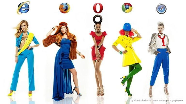 e se i browser web fossero... alla moda