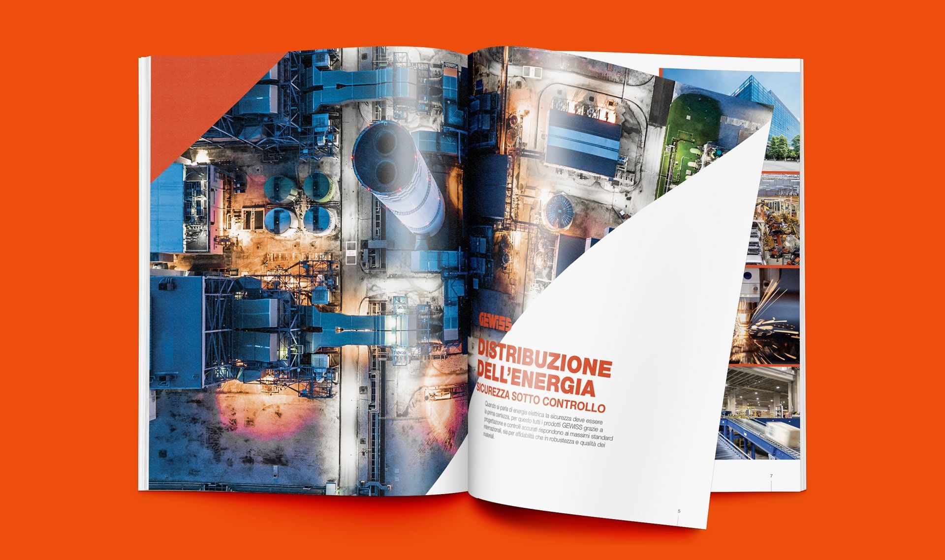 Progetto editoriale Gewiss dedicato alla distribuzione dell’energia e al controllo degli impianti