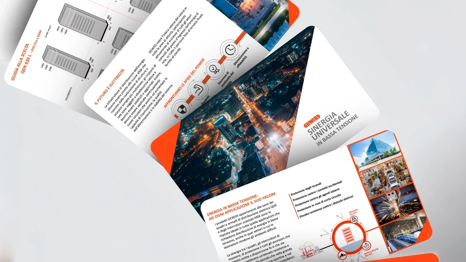 Slide di una presentazione Gewiss sull’energia universale in bassa tensione
